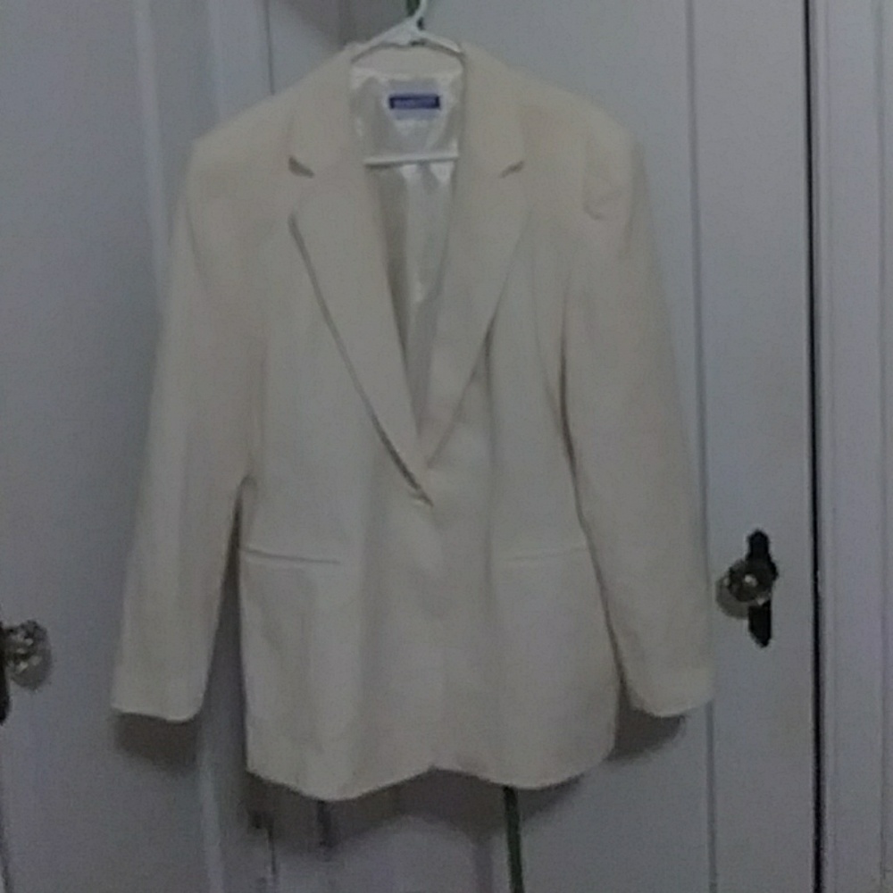Pendleton Cream Wool Blazer